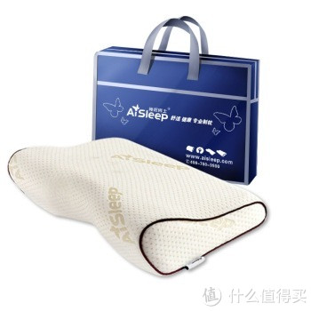 AiSleep 睡眠博士 蝶型慢回弹 颈椎保健枕头（升级磁石版）