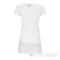 DIESEL迪赛白色女士短袖长款T恤