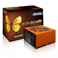 SUPER FLOWER 振华 冰山金蝶600战斗版 金牌600w 台式电源