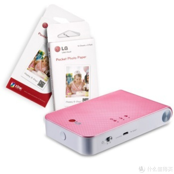 LG POCKET PHOTO 趣拍得 PD239P 照片打印机+900张可粘贴相纸