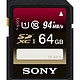 Deal of the day：SONY 索尼 UHS-1 SDHC高速存储卡 Class10 64GB（读94MB/s、写45MB/s）