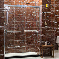 雅立淋浴房 整体浴室钢化玻璃隔断
