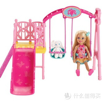 Barbie 芭比 蝴蝶仙子与精灵公主之甜甜屋 Y6855+小凯莉秋千乐园 BDG48