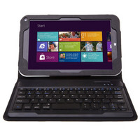 SEENDA东芝WT8-AT01G保护套 蓝牙键盘、TOSHIBA WT8-AT02G 皮套键盘 黑色