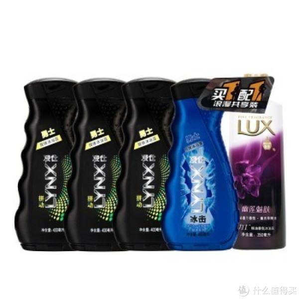 LYNX 凌仕 醒体沐浴组合(拼动400ml*3+冰击400ml+力士幽莲魅肤350ml)