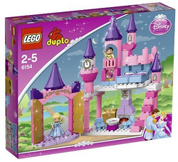 新低价：LEGO 乐高 得宝主题拼砌系列 6154 灰姑娘的城堡