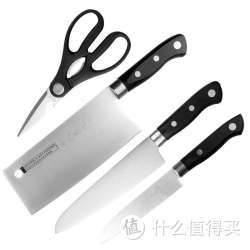 SHIBAZI 十八子作  作巧乐四件套刀具 黑色 SC-041