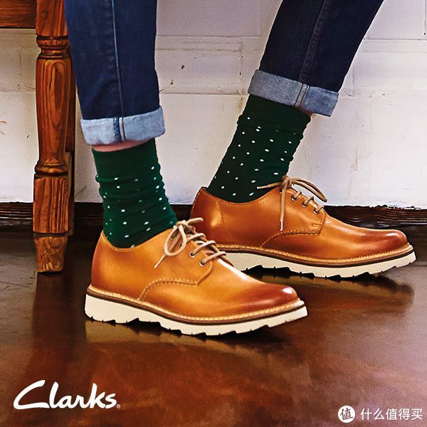 Clarks 其乐 Frelan Walk 男士真皮休闲鞋