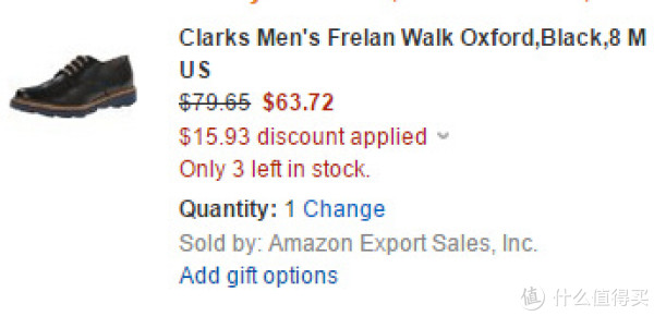 Clarks 其乐 Frelan Walk 男士真皮休闲鞋