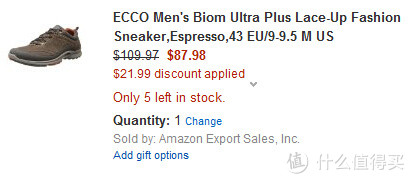 ecco 爱步 Biom Ultra Plus Lace-Up 男款徒步鞋