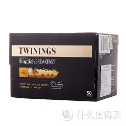 限华南：Twinings 川宁 英式早餐红茶 2.5g*50（英国进口）