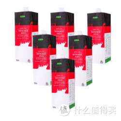 ASDA 艾思达 脱脂牛奶 1L 英国进口 X 6