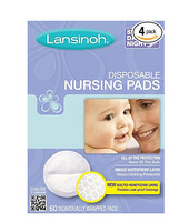 Lansinoh 20265 Disposable 一次性防溢乳垫 60片*4盒
