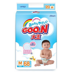 GOO.N 大王 维E系列 纸尿裤 M68片 (适合6-11kg )