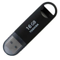 TOSHIBA 东芝  Suzaku系列 U盘 16GB （黑色） USB3.0