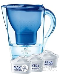 Brita 碧然德 滤水壶 Marella XL 3.5L 一壶3芯（蓝色）
