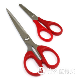 创易 办公用品 家庭学生剪刀 不锈钢字母剪办公剪刀
