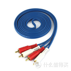 金三角 发烧柔软纯铜2RCA转双莲花音频音响功放信号线 JSJ T-48