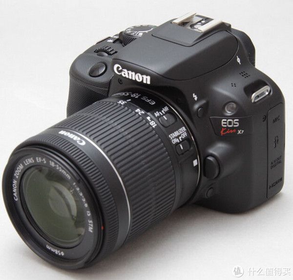 新低价：Canon 佳能 EOS Kiss X7 黑色 18-55 STM镜头套机