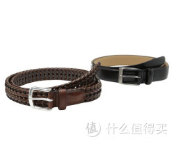 DOCKERS 男款真皮腰带 2条装 XL码