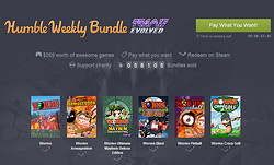 Humble Weekly Bundle 慈善游戏包: Team 17 Evolved（百战天虫系列）