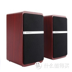 EARISE 雅兰仕 AL-108 2.0纯手工木质笔记本电脑低音炮音箱　红木纹色
