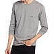 HUGO BOSS   Cotton Stretch Long Sleeve 灰色长袖打底衫 男士