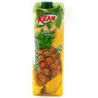 限华东：凯恩菠萝汁(进口食品 盒装 1L)X2瓶