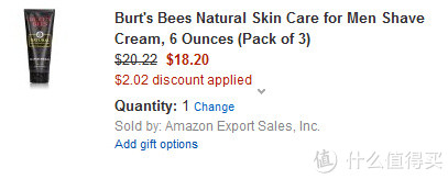 Burt's Bees 小蜜蜂 Natural Skin Care 男士剃须膏 170g*3支