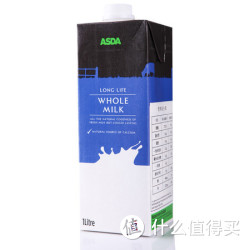 ASDA 艾思达 全脂牛奶 1L 英国进口