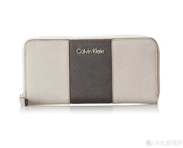 Calvin Klein Saffiano Leather Zip Wallet 女款长款钱包