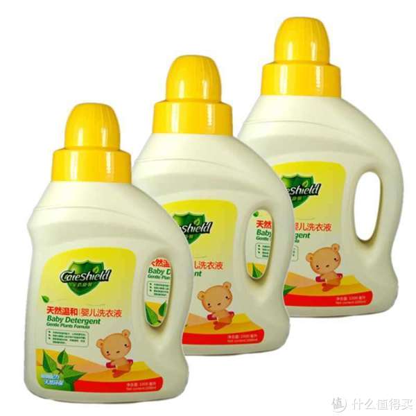 CareShield 金盾康馨 天然温和婴儿洗衣液1000ml*3*2件