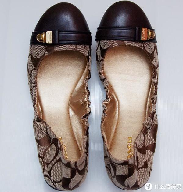 大码福利:COACH 蔻驰 Delphine Khaki 女款平底单鞋