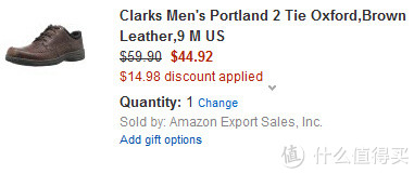 Clarks 其乐 Portland 2 Tie Oxford  男士休闲皮鞋
