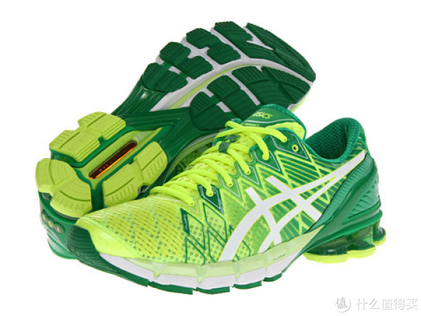 39/40/45码及以上福利：ASICS 亚瑟士 Gel Kinsei 5 金星系列 顶级旗舰 男款跑鞋（绿/黑）