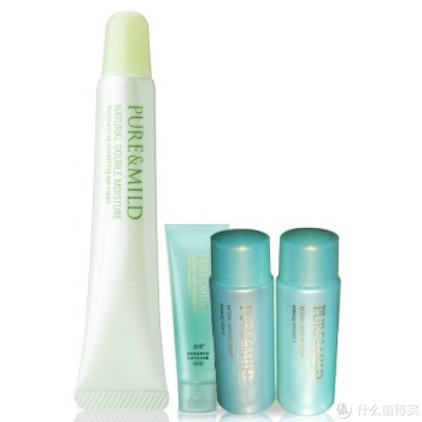 移动端:PURE & MILD 泊美 倍水润保湿柔滑眼霜4件套(眼霜20g+菁盈粹洁面膏中样+化妆水中样+乳液中样)