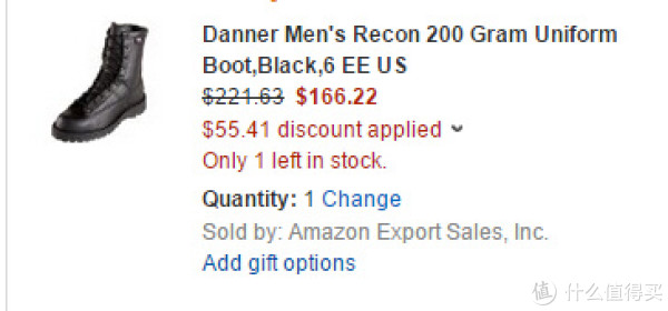 Danner 丹纳 Recon 200 Gram Uniform 男款防水工装靴
