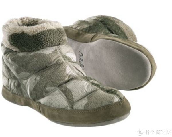 大码福利：cabela‘s 坎贝拉 Outfitter Camo™ MicroDown 男款抓绒拖鞋