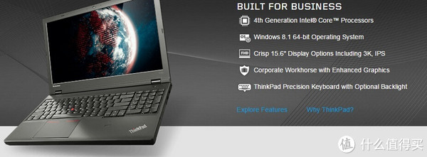 lenovo 联想 ThinkPad T540p 15.6寸商务本（i5-4300M/8GB/1080P）