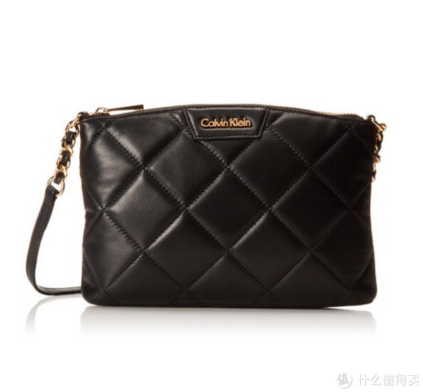 Calvin Klein Lamb Colorblock 女款真皮斜挎包