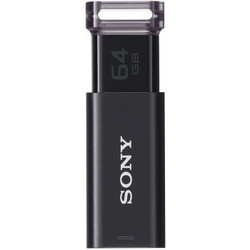 限区域：SONY 索尼 USM64GU 晶雅系列U盘 USB3.0 64GB 黑色 