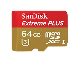 SanDisk 闪迪 Extreme Plus 至尊超极速 64G 存储卡（80MB/s）