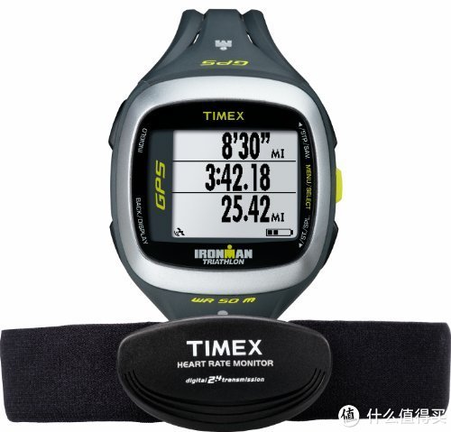 TIMEX 天美时 Ironman T5K743 Run Trainer 2.0 GPS运动手表（带心率带）