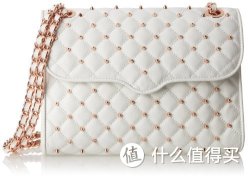 REBECCAMINKOFF 瑞贝卡·明可弗 Quilted Affair 女士铆钉真皮肩包 