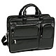 MCKLEIN USA  HUBBARD 88435 Black Double Compartments 真皮 公文包