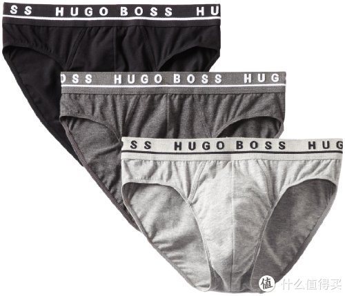BOSS HUGO BOSS Cotton Stretch 3 Pack Mini 男款弹力三角内裤 三色装