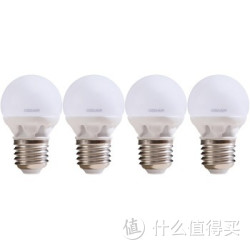 限区域：OSRAM 欧司朗 超值P型 LED灯泡 3W日光色(4只装）