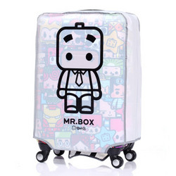 MR.BOX 张小盒 拉杆箱万向轮自由旅行箱PVC箱套