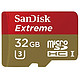 SanDisk 闪迪 Extreme 32GB UHS-I/U3 Micro SDHC 存储卡（最新版本60M/s读取，送SD卡套）