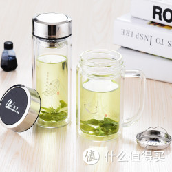 维壹 双层玻璃茶杯